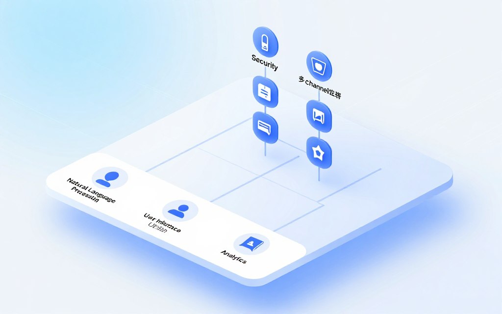 AI chatbot features integration diagram