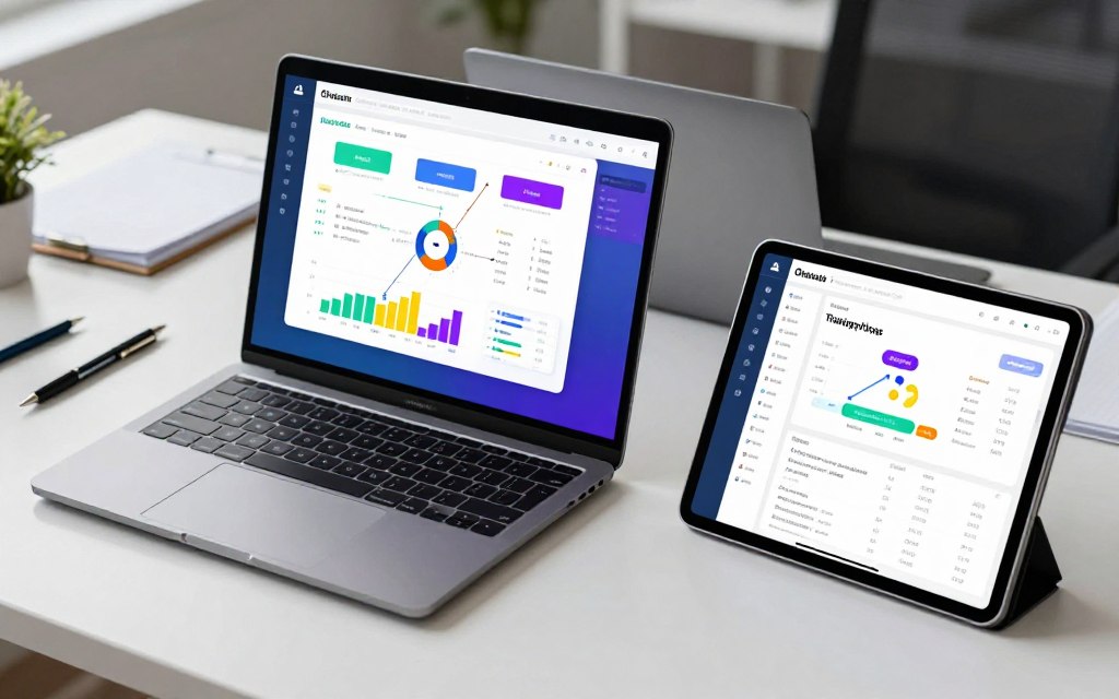 AI chatbot training process dashboard